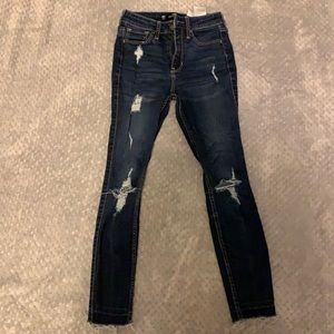 Hollister high-rise crop super skinny jeans
